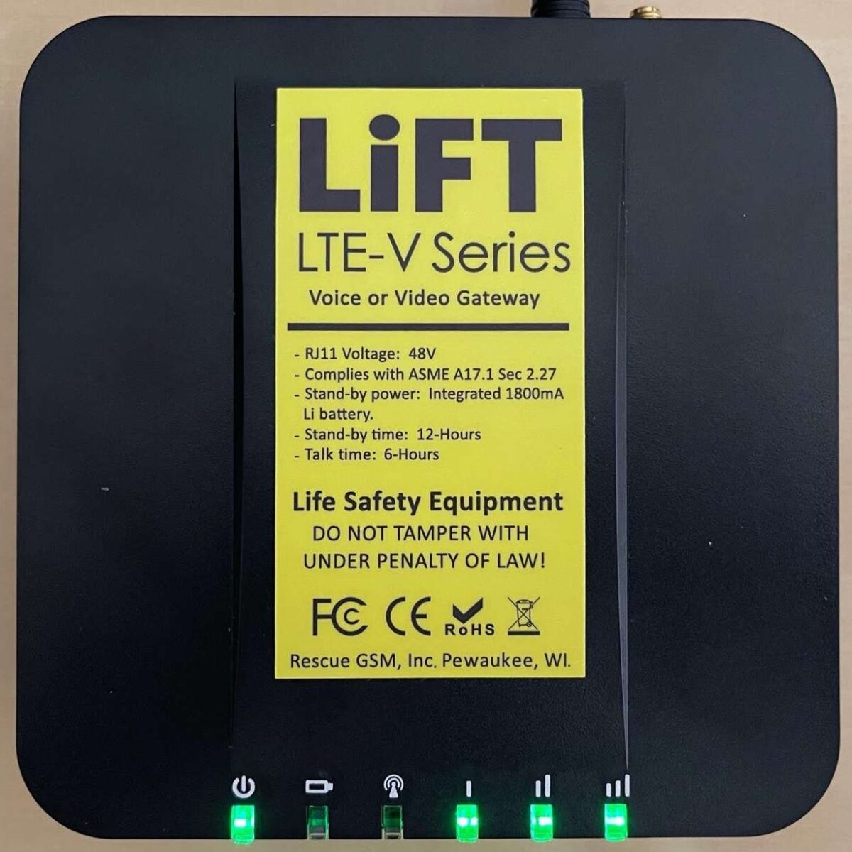 LIFT LTE-V Series Voice or Video Gateway